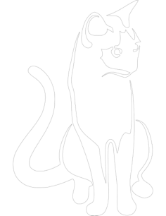 Cat Line Drawing Kids Coloring Pages Pdf, Free Vectors File